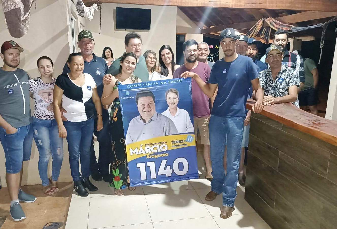 Campanha de Márcio Araguaia para deputado federal cresce em várias regiões