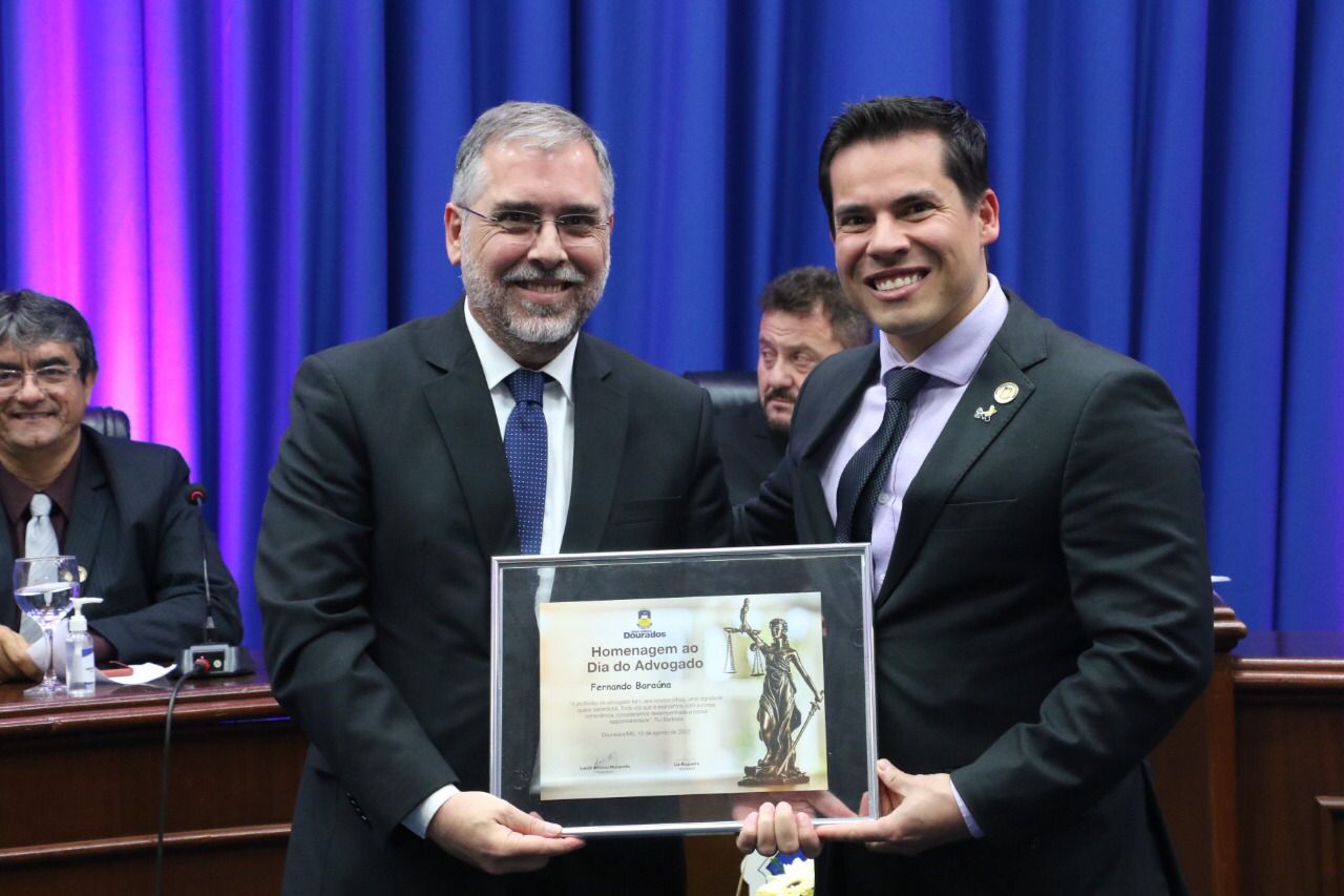 Dia do Advogado: Fernando Baraúna é homenageado na Câmara de Vereadores