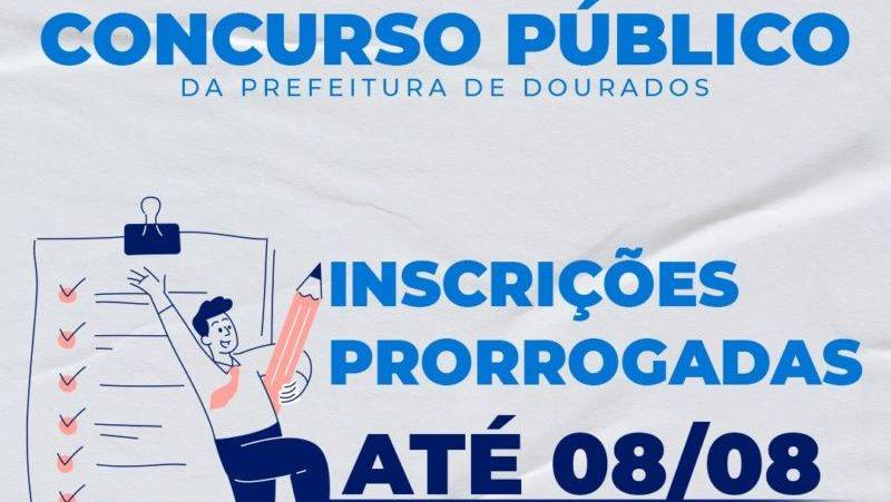 Concurso Público da Prefeitura tem as inscrições prorrogadas