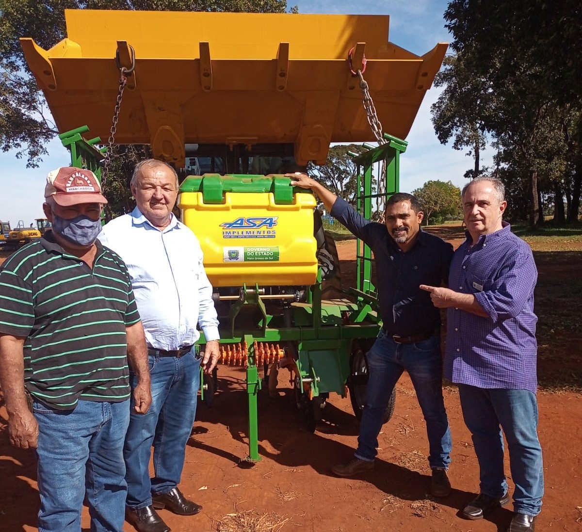 Em Bodoquena, agricultura familiar terá reforço de maquinário após pedido de Neno Razuk