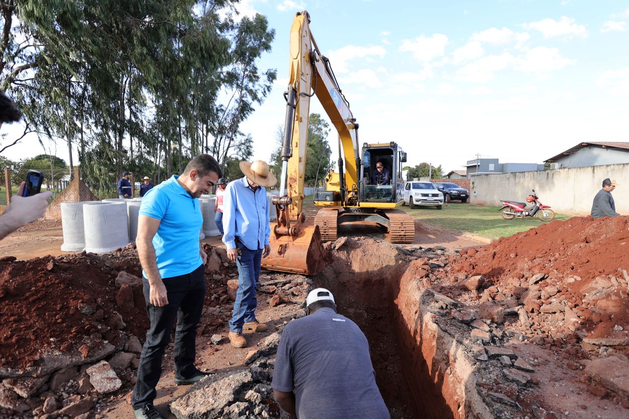 Dourados: Prefeitura avança com obras de pavimentação no Jardim Guaicurus