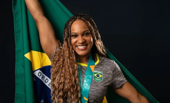 Rebeca Andrade é indicada ao Oscar do Esporte