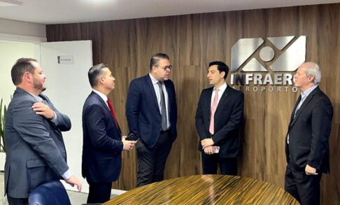 Em Brasília, prefeito de Dourados assina contrato com Infraero para agilizar operação do aeroporto