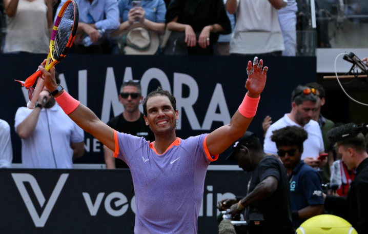 Nadal busca virada na estreia em Roma; Wild também vence