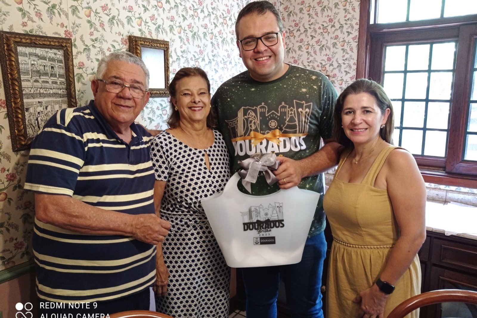 Alan Guedes visita ex-prefeitos no dia do aniversário de Dourados
