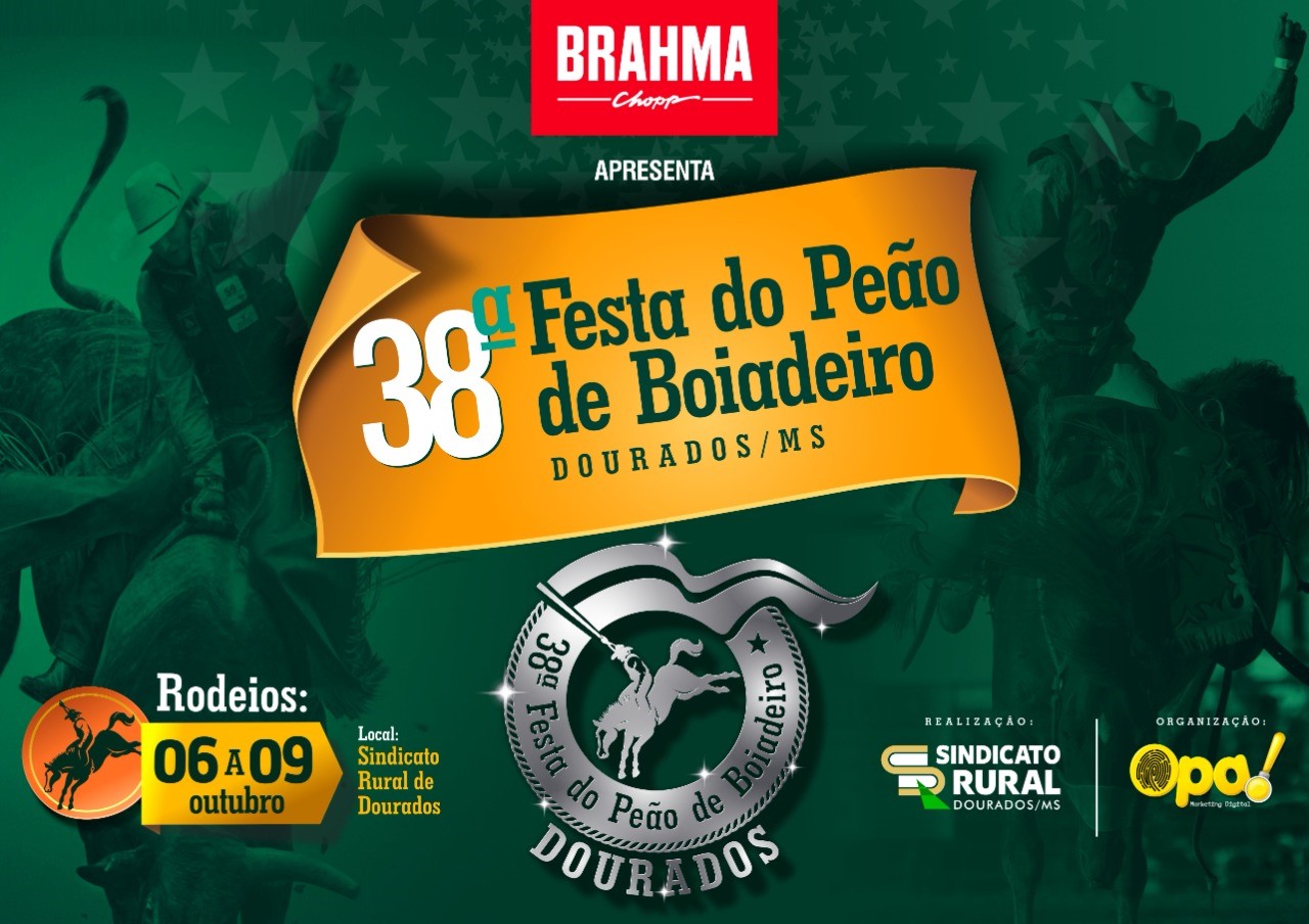 Apoiada pela Prefeitura, 38ª Festa do Peão de Boiadeiro começa na quinta-feira