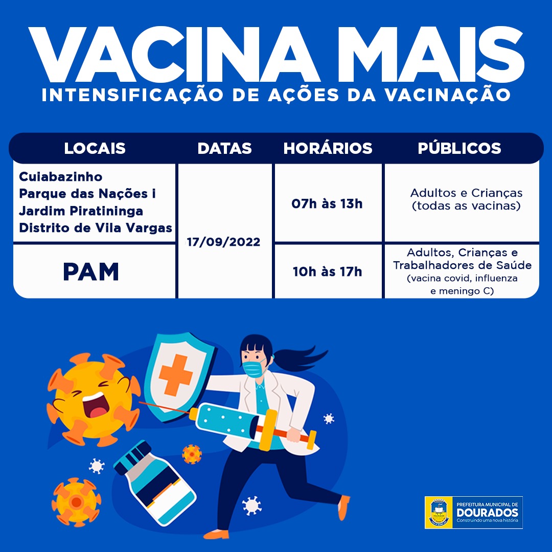 Prefeitura promove plantão de vacinação neste sábado