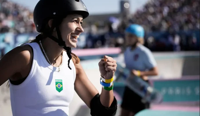 Paris 2024: Dora Varella leva 4º lugar inédito para Brasil no skate park feminino