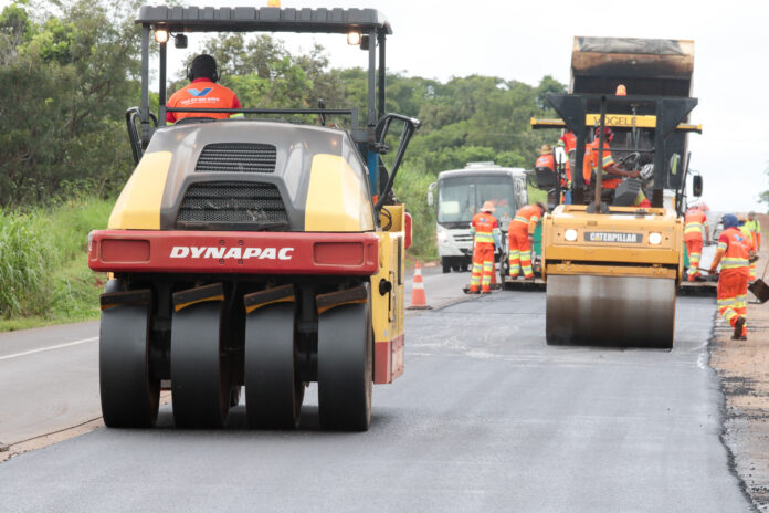 BR-163/MS: Concessionária inicia semana com manutenção e obras em trechos