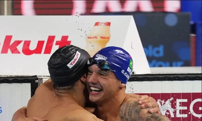 Guilherme Caribé fatura segunda prata no Mundial de Natação em piscina curta