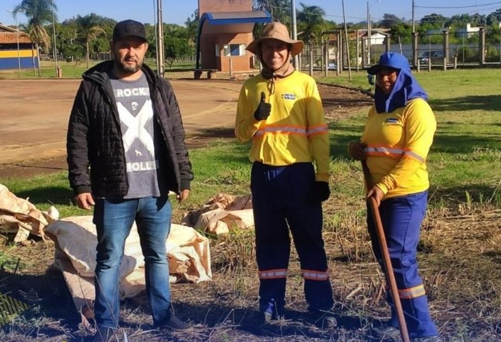Vereador Jânio Miguel acompanha processo  de revitalização do Parque Rego D’água