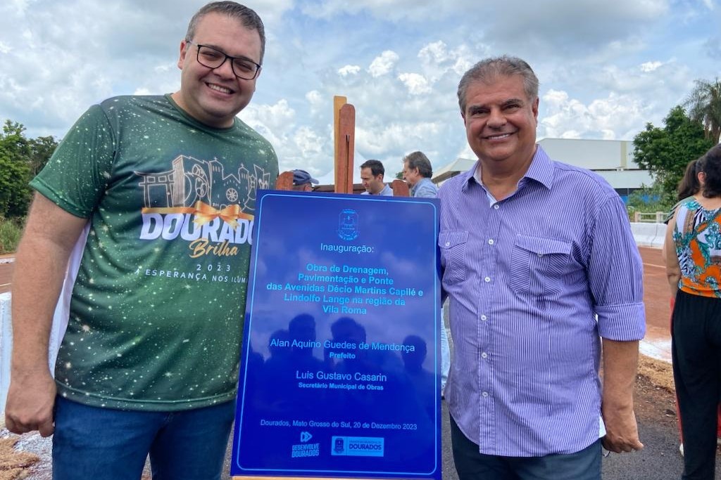 Prefeitura entrega duplicação de avenidas e ponte da Vila Roma