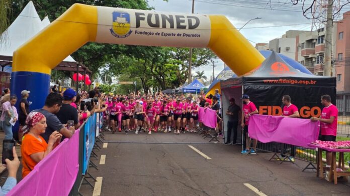 Corrida e Caminhada Rosa agitam Dourados em tarde de emoção e saúde