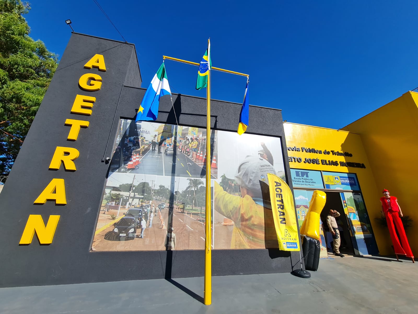 Iniciando o ‘Maio Amarelo’, Prefeitura inaugura Escola Pública de Trânsito de Dourados