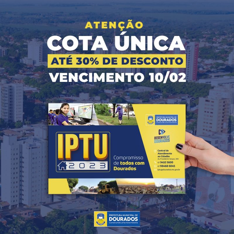 IPTU 2023: Pagamento da cota única com desconto de até 30% vence nesta sexta