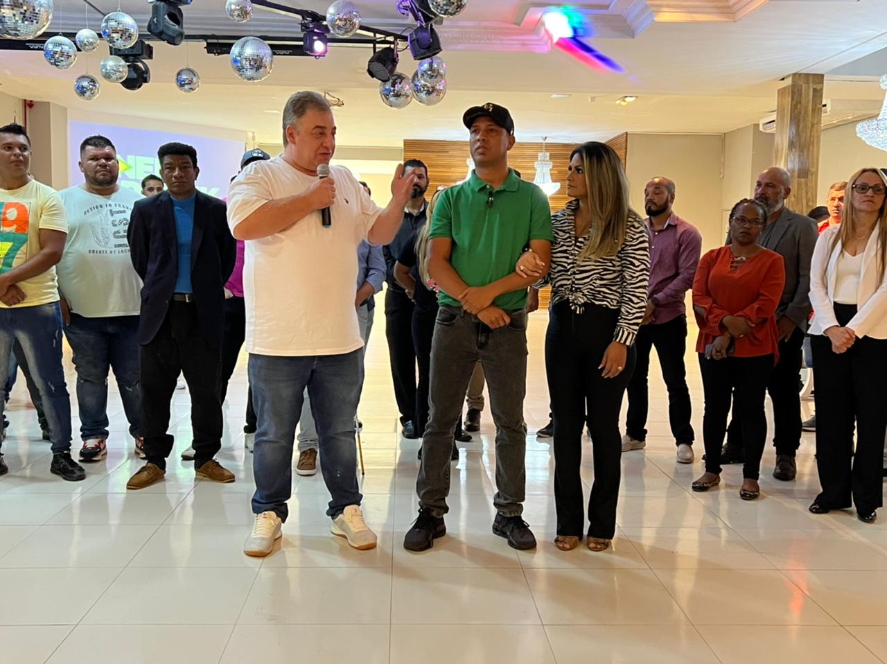 Neno Razuk e Júnior Coringa recebem recepção calorosa em reunião na Capital