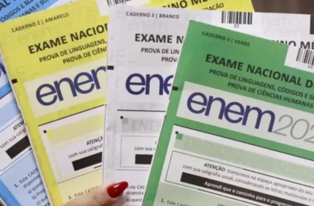 Notas do Enem 2025 já estão disponíveis na internet