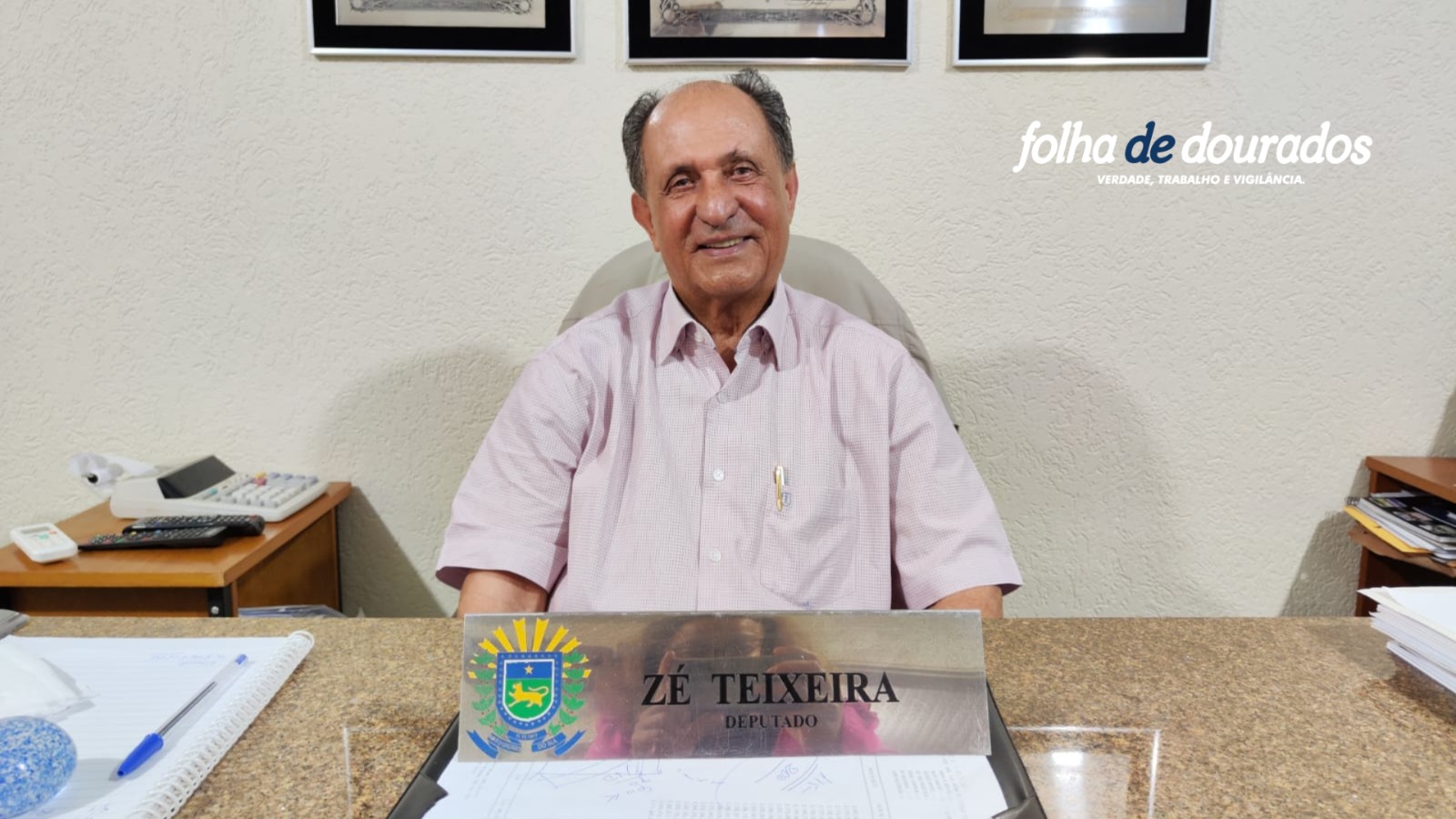 30 anos depois do irmão, Zé Teixeira fala sobre a Prefeitura de Dourados