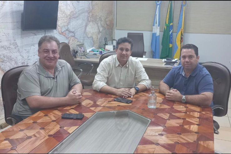 Nova Alvorada do Sul: Neno Razuk se reúne com prefeito e lideranças locais